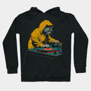 Cat DJ Drive Hoodie